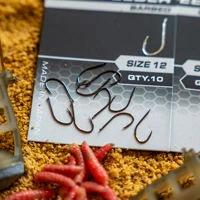 Matrix X1B Finesse Feeder Barbed Spade End Hooks